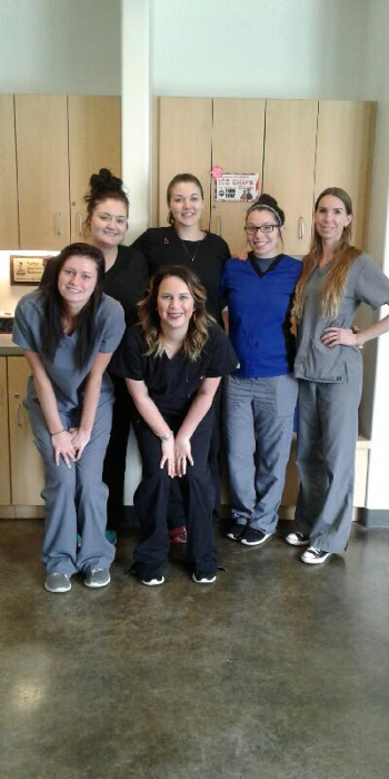 Group of dental assisting students